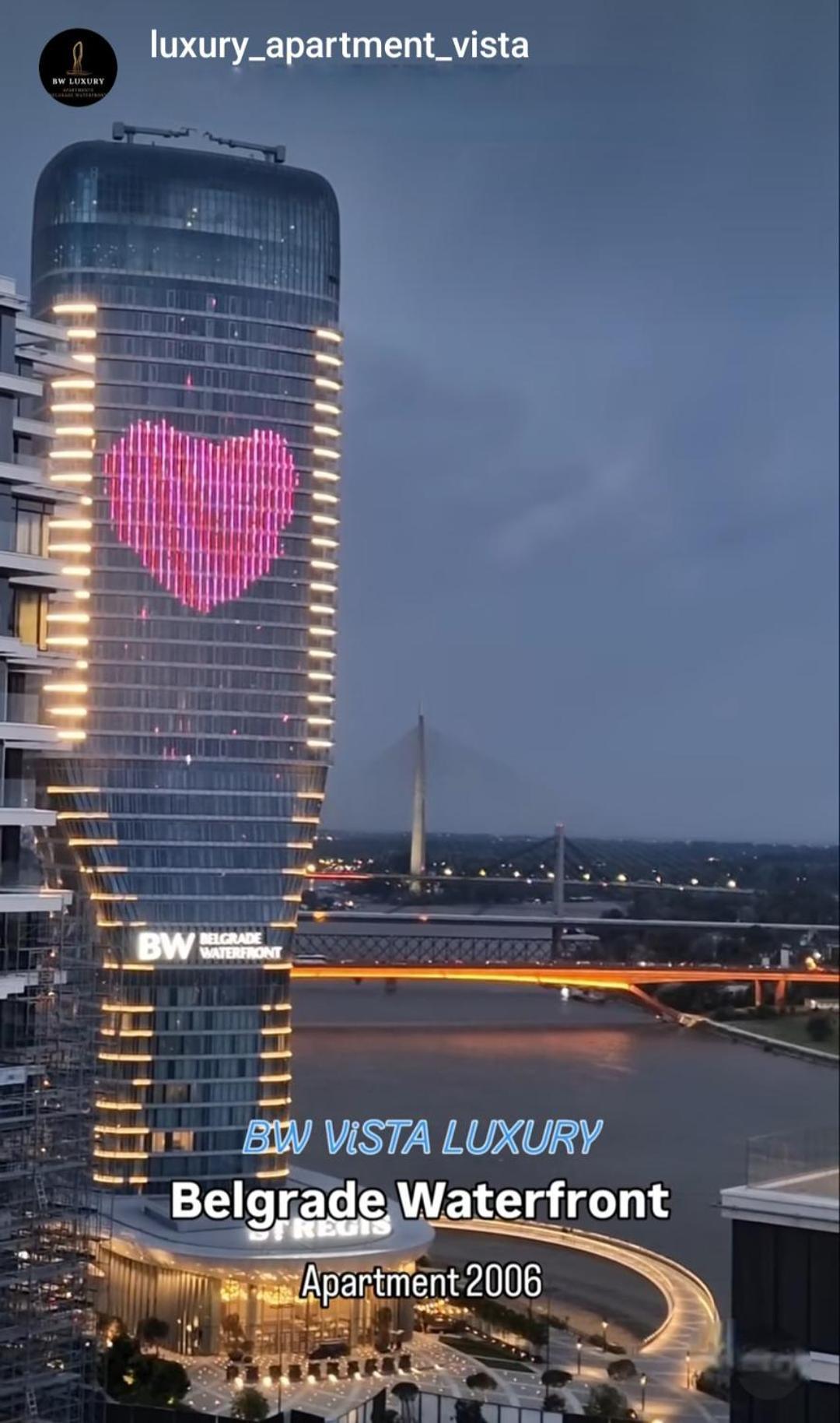 Beograd Na Vodi - BW Vista Luxury Apartment ภายนอก รูปภาพ